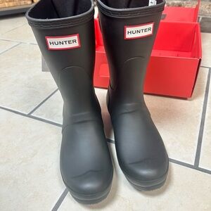 Hunter Classic Short Black Boots
